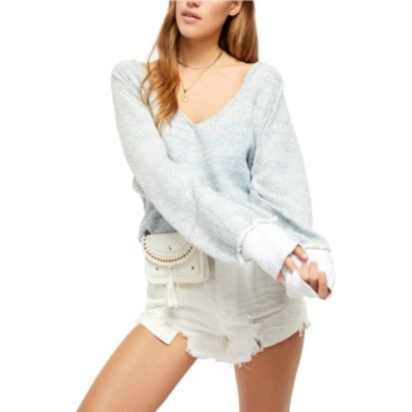 Free People Riptide V Neck Sweater - Picture 1 of 1